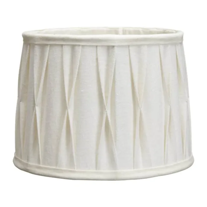 PR Home Sofia Plissé Lampeskærm Ø 25 cm - Hør - Hvid