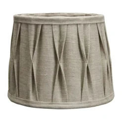PR Home Sofia Plissé Lampeskærm Ø 35 cm - Hør - Natur