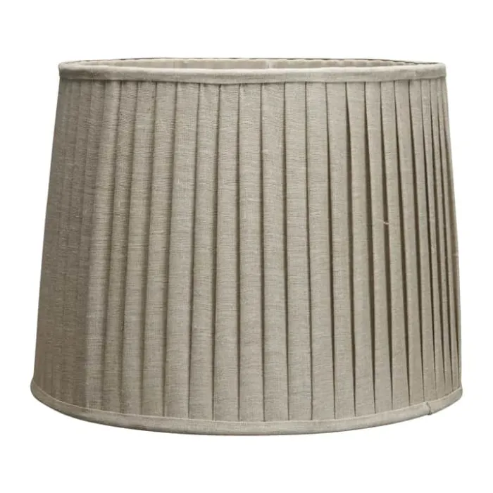 PR Home Sofia Plissé Lampeskærm Ø 30 cm - Hør - Beige