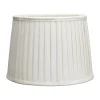 PR Home Sofia Plissé Lampeskærm Ø 40 cm - Hør - Off white