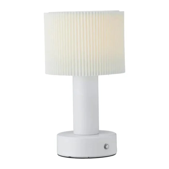 PR Home Tiara Lampe H 24 cm - Metal/bomuld - Hvid