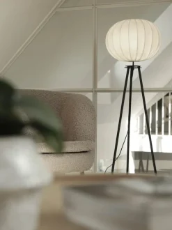 PR Home Tripod Gulvlampe H 125 cm - Jern - Sort