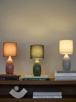PR Home Uno bordlampe Ø 16 x H 37 cm - Keramik - Grøn