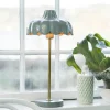 PR Home Wells Bordlampe Ø 24 x H 50 cm - Jern - Grøn