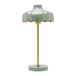 PR Home Wells Bordlampe Ø 24 x H 50 cm - Jern - Grøn