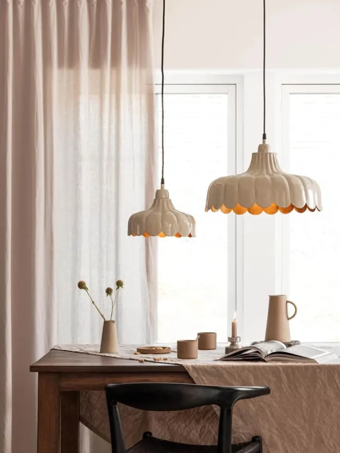 PR Home Wells Pendel Ø 45 cm - Jern - Beige
