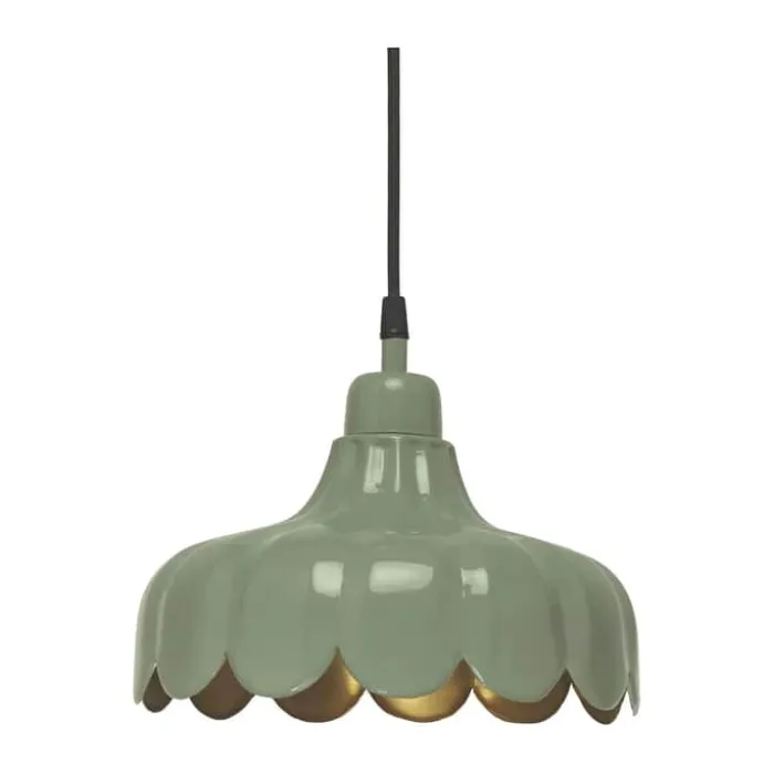 PR Home Wells Pendel Ø 24 cm - Jern - Grøn