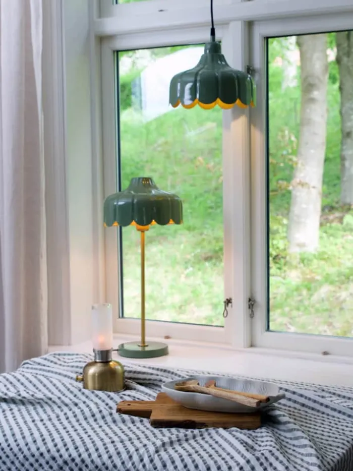 PR Home Wells Pendel Ø 24 cm - Jern - Grøn