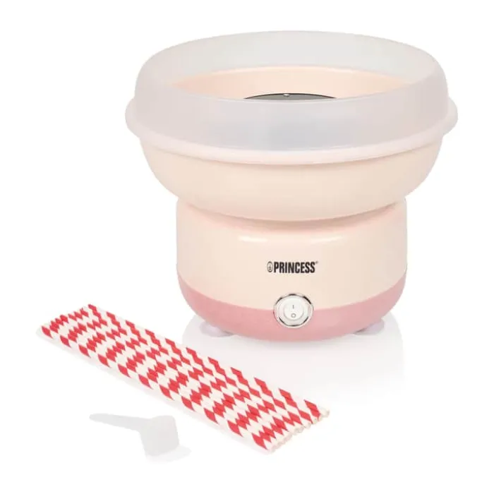 Princess Candyflossmaskine 500 watt - Inkl. Ske og papirpinde