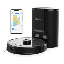 Proscenic 2-i-1 Robot- og moppestøvsuger M8Pro Stor støvbeholder - Sort