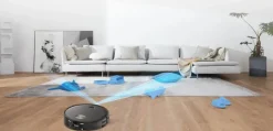 Proscenic V10 Robotstøvsuger Brugstid: 105 min. - 2-i-1 funktion
