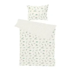 Quilts of Denmark Dino Junior Sengetøj B 100 x L 140 cm - Bomuldssatin - Multifarvet
