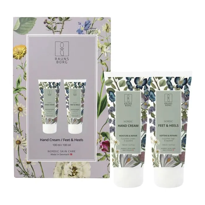Raunsborg Nordic Gavesæt - Feet & Heels 200 ml - Inkl. Hand Cream og Feet & Heels
