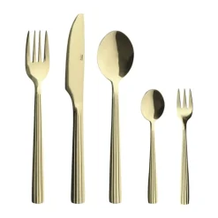 RAW by Aida Bestiksæt - 60 dele 12 kuverter - Stål - Champagne guld