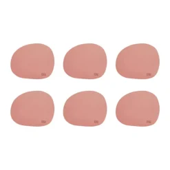 RAW by Aida Coaster - 6 stk. B 10 x L 12,2 cm - Silikone - Spice rose