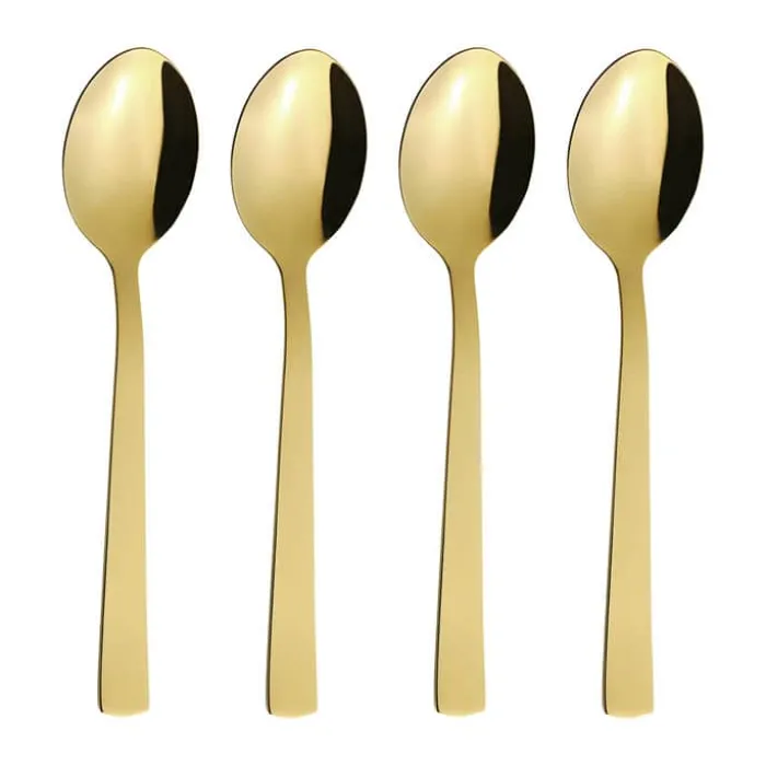 RAW by Aida Dessertske - 4 stk. L 17,4 cm - Stål - Guldfarvet blank