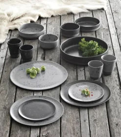 RAW by Aida Frokosttallerken Ø 23 cm - Stentøj - Nordic Grey
