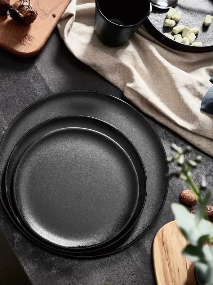 RAW by Aida Frokosttallerken Ø 23 cm - Stentøj - Titanium Black
