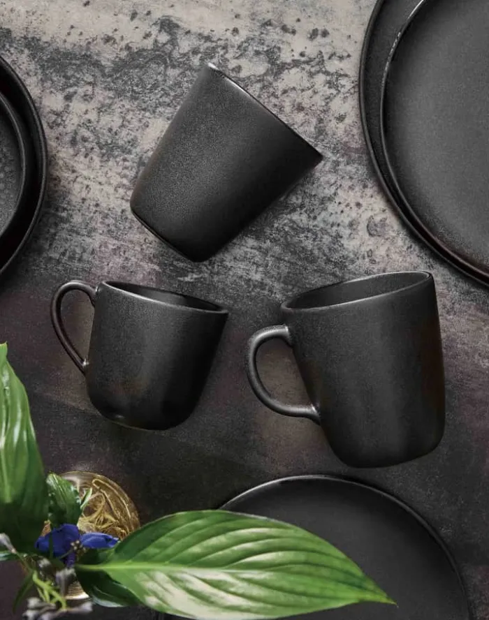 RAW by Aida Kaffekop 20 cl - Stentøj - Titanium Black