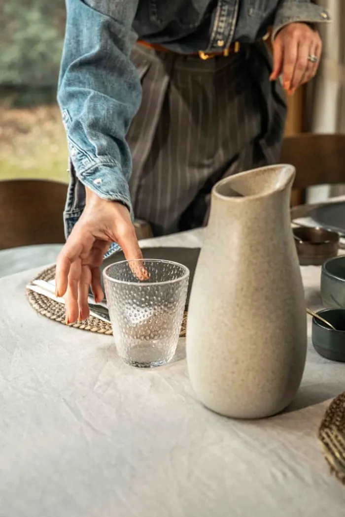 RAW by Aida Karaffel 1,2 liter - Stentøj - Sandy beige