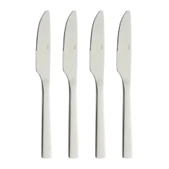 RAW by Aida Raw Kniv - 4 stk. L 22,5 cm - Stål - Blank