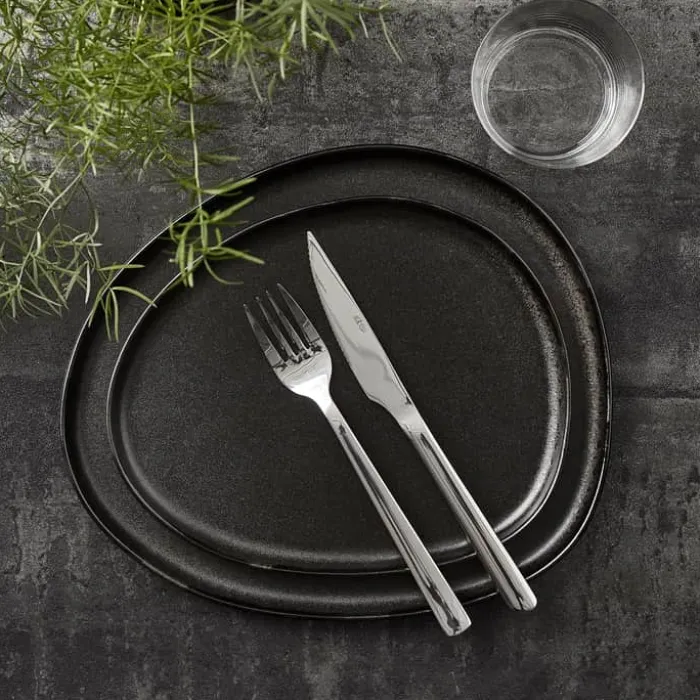 RAW by Aida RAW Organic Middagstallerken Ø 29 cm - Stentøj - Titanium Black