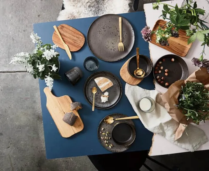 RAW by Aida Serveringsbestik Rustfrit stål - Guldfarvet