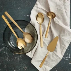 RAW by Aida Serveringsbestik Rustfrit stål - Guldfarvet