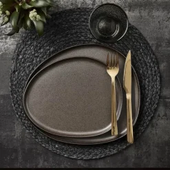 RAW by Aida Steaksæt - 8 dele 4 kuverter - Rustfrit stål - Guld