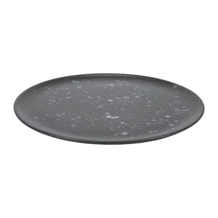 RAW by Aida Steaktallerken - Ø 28 cm - Stentøj - Sortspotted Ø 28 cm - Stentøj - Sortspotted