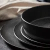 RAW by Aida Suppeskål Ø 19,4 cm - Stentøj - Titanium Black