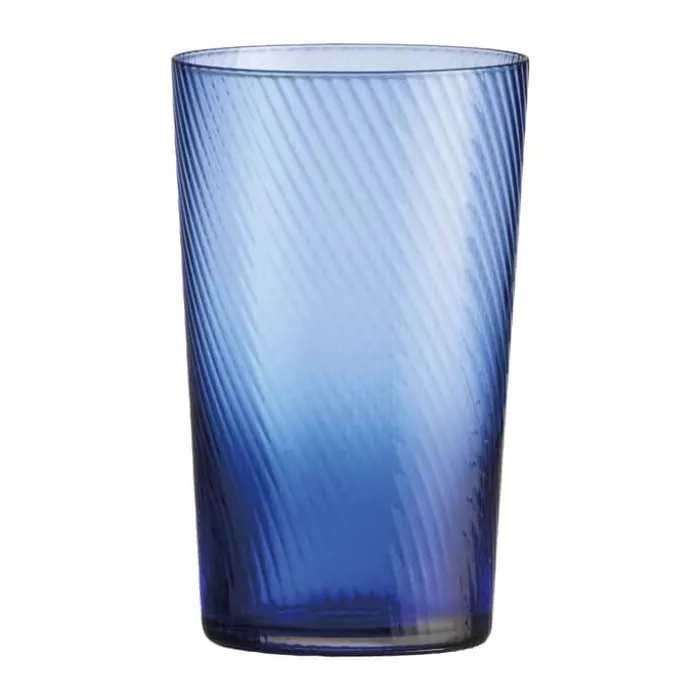 RAW by Aida Unique Highball Glas 45 cl - Glas - Dark Blue Swirl