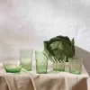 RAW by Aida Unique Low Water Glas 30 cl - Glas - Green Swirl