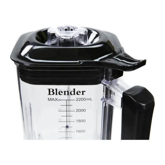 RAW X2,5 Turbo Blender 2,2 liter - 1800 Watt - Sort - Isknusningsfunktion