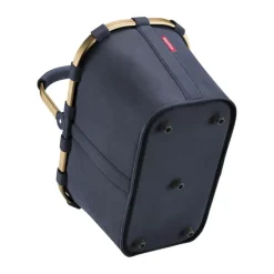 Reisenthel Carrybag Kurv H 29 x B 48 x L 28 cm - Genanvendt polyester - Blå/guldfarvet