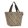 Reisenthel Shopper - M H 30,5 x B 51 x L 26 cm – Genanvendt polyester – Leo Macchiato