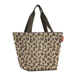 Reisenthel Shopper - M H 30,5 x B 51 x L 26 cm – Genanvendt polyester – Leo Macchiato