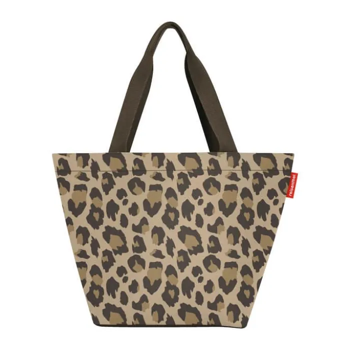 Reisenthel Shopper - M H 30,5 x B 51 x L 26 cm – Genanvendt polyester – Leo Macchiato