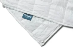 Relaxy Helårs Tyngdedyne B 140 x L 220 cm - Bambus vår/glasperler - 7 kg