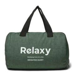 Relaxy Helårs Tyngdedyne B 140 x L 220 cm - Bambus vår/glasperler - 7 kg