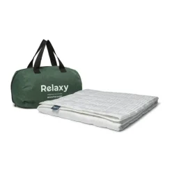 Relaxy Helårs Tyngdedyne B 140 x L 220 cm - Bambus vår/glasperler - 7 kg