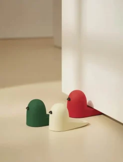 Rig-Tig Bob Dørstopper H 14 cm - Silikone/plastik - Gul