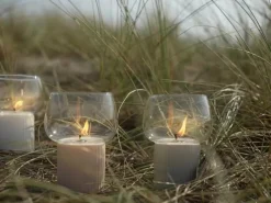 Rig-Tig Hygge Hurricane Ø 12 x H 16 cm - Glas/keramik - Grå