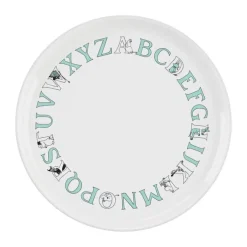 Rig-Tig Moomin ABC Tallerken Ø 20 cm - PP plastik - Moomin turqouise