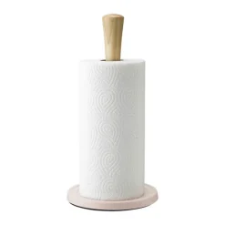 Rig-Tig Roll-It Køkkenrulleholder H 30 x B 15,5 cm - Gummitræ/PP plas - Rose