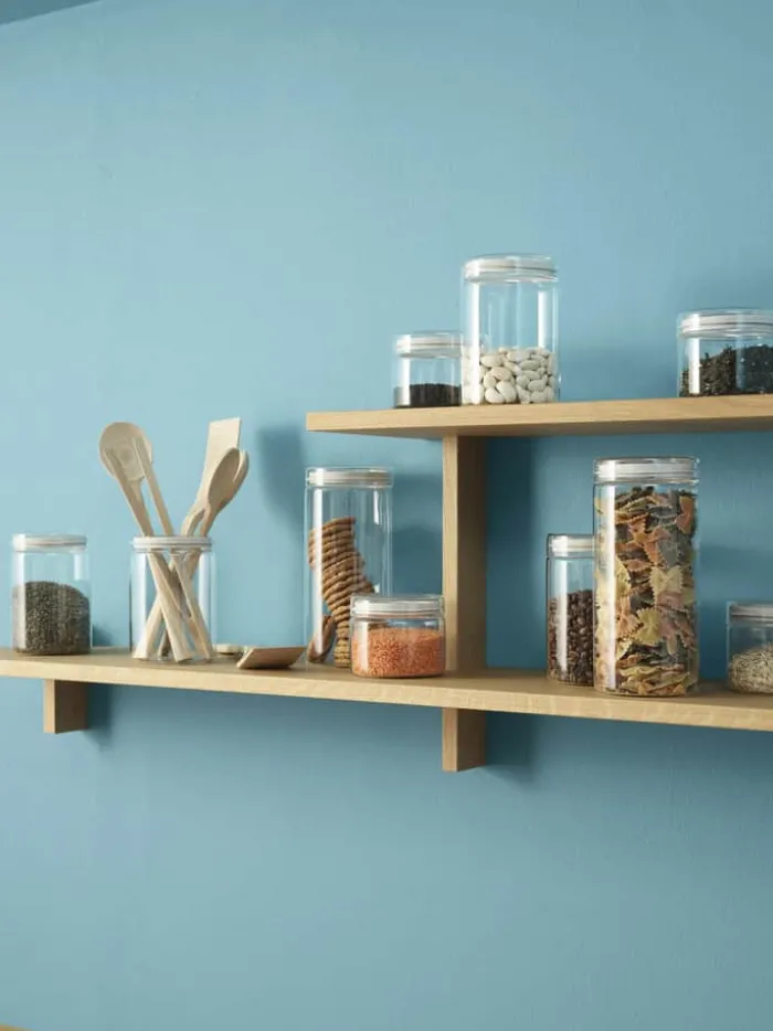 Rig-Tig Store-It Opbevaringsglas 0,5 liter - Borosilikatglas/silikone - Grå