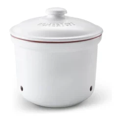 Römertopf Opbevaringskrukke - Maxi Plus 5,5 liter - Ler - Hvid