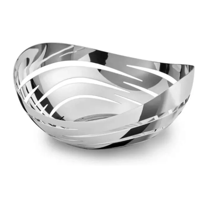Robert Welch Drift Brødkurv Ø 22 cm - Rustfrit stål - Blank