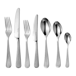 Robert Welch Palm Bright Bestiksæt - 42 dele 6 kuverter - Rustfrit stål - Blank