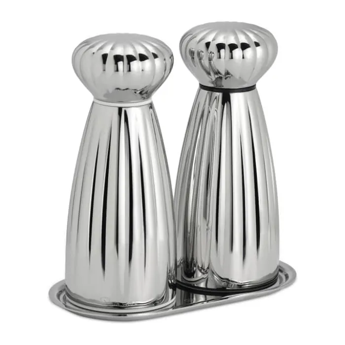 Robert Welch Palm Kværnsæt - 3 dele H 13 cm - Rustfrit stål - Spejlpoleret